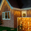 Instalație LED tip țurțuri, 200 LED-uri, 10 m, alb cald – imagine 1