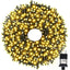 Instalatie de Craciun, 480 leduri, 100m lungime, tip rola, pentru interior/exterior, alb cald