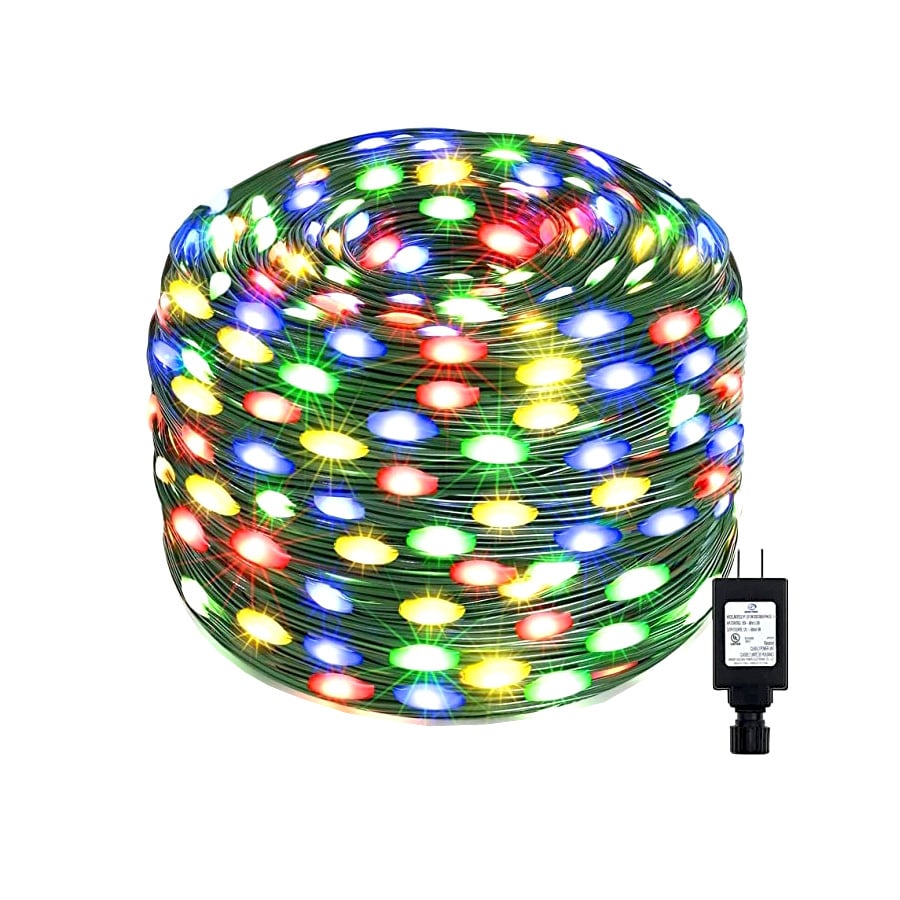 Instalație luminoasă LED tip șir, 400 LED-uri, 50 m, multicoloră – imagine 1