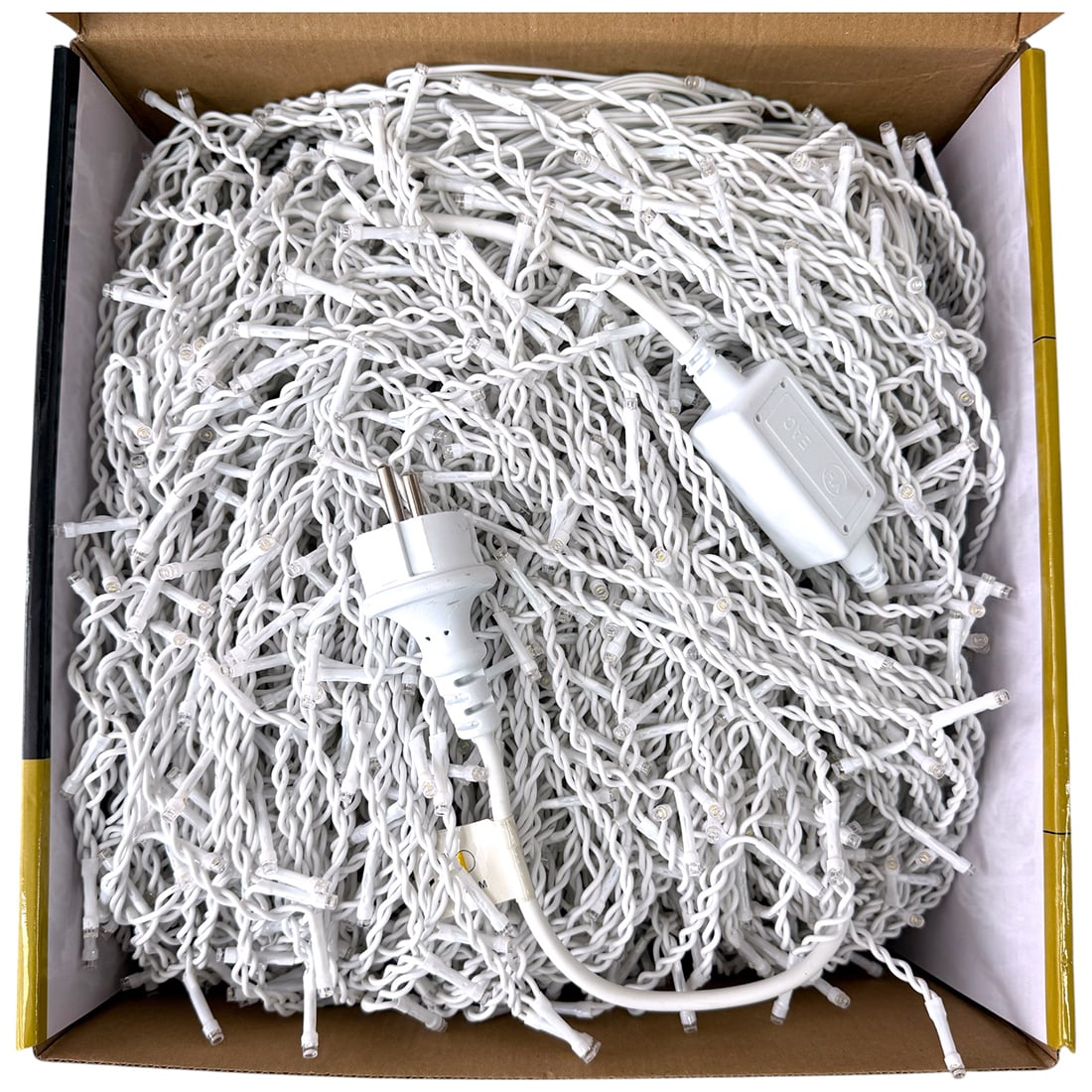 Instalație LED tip țurțuri, 700 LED-uri, 35 m, albastră – imagine 3