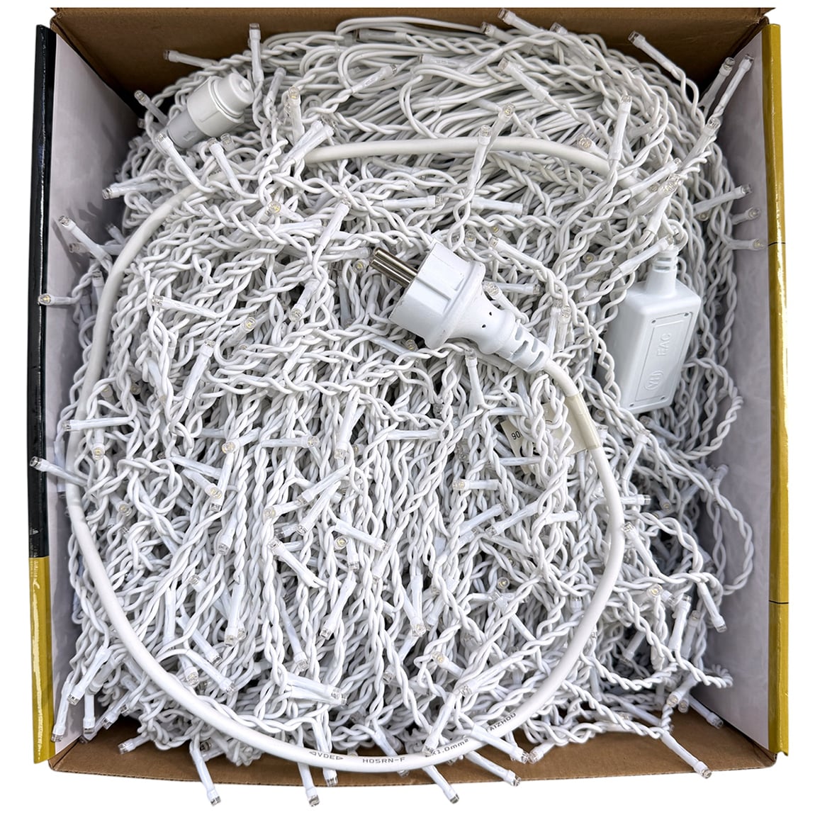Instalație LED tip țurțuri, 700 LED-uri, 35 m, alb rece – imagine 2