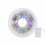 Instalatie de Craciun interior 50m, 240 LED-uri multicolore, 8 jocuri de lumini, fir alb