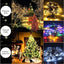 Instalatie de Craciun liniara, tip rola, 100m lungime, 480 LED-uri, 8 jocuri de lumini, pentru interior/exterior, multicolor