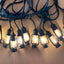 Ghirlandă luminoasă decorativă, felinare, 10 becuri, 10 m, alb cald – imagine 1