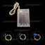 Instalație luminoasă LED cu baterii, 50 LED-uri, alb rece – imagine 2