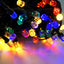 Instalație luminoasă LED tip șir, LED-uri tip diamant, 100 LED-uri, 10 m, multicoloră – imagine 2