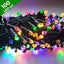 Instalație luminoasă LED tip șir, LED-uri tip diamant, 200 LED-uri, 20 m, multicoloră – imagine 1