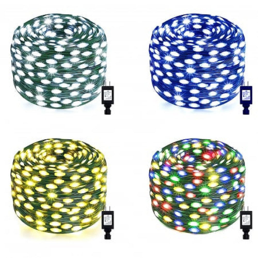 Instalație luminoasă LED tip șir, 160 LED-uri, 20 m, multicoloră – imagine 2