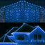 Instalație LED tip țurțuri, 100 LED-uri, 4 m, albastră – imagine 4