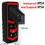 Instrument de masurare a distantei, cu laser, interval de masurare 0,05-80m, precizie de masurare ±1,5mm, negru