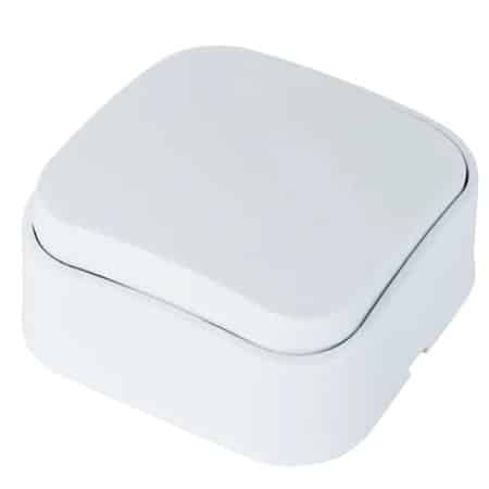 Intrerupator aplicat 10A 240V cu design simplu, culoare alb