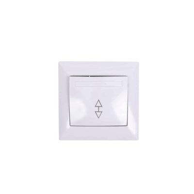 Intrerupator cap scara 10A, 250V, alb, dimensiuni 80x80x35 mm