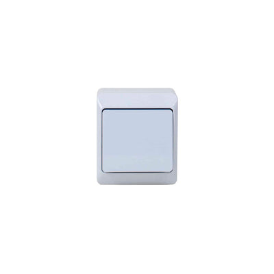 Intrerupator cap scara alb 10A 250V, IP44, dimensiuni 65x75x50 mm