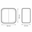 Intrerupator cap scara alb, 10A, 250V, montaj pe suprafata, 63x63x33 mm