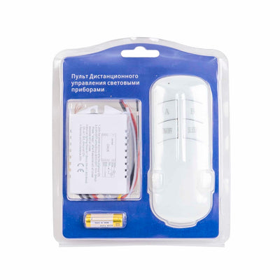 Intrerupator cu telecomanda 2 canale, 2x1000W, distanta operare 30-60 m, IP20