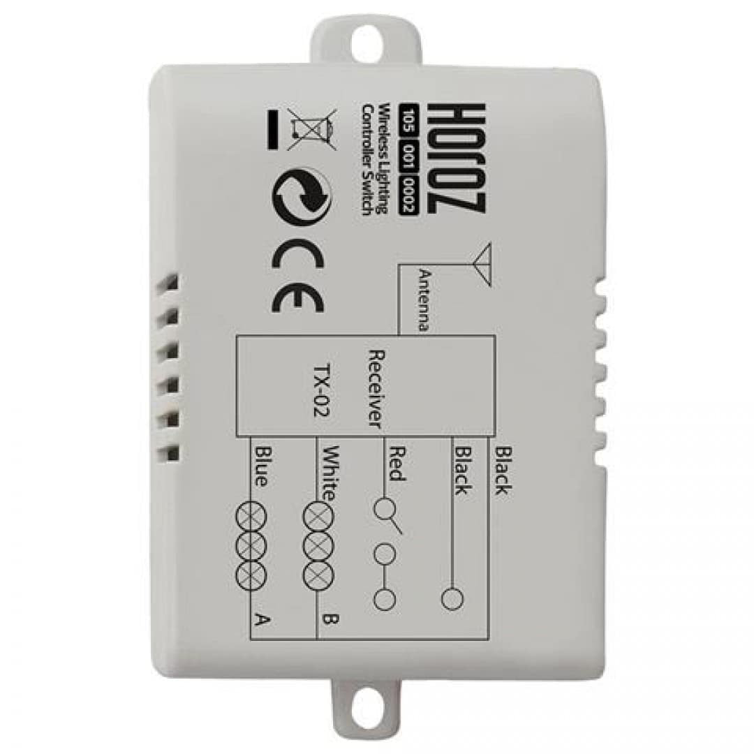 Intrerupator cu telecomanda 2 canale 2x1000W, distanta operare 30-60m, IP20