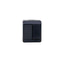 Intrerupator dublu alb-negru 10A 250V IP44, dimensiuni 65x75x50 mm
