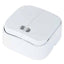 Intrerupator dublu cu led 10A 240V, montaj pe suprafata, alb