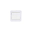 Intrerupator simplu alb, 10A, 250V, dimensiuni 80x80x35 mm