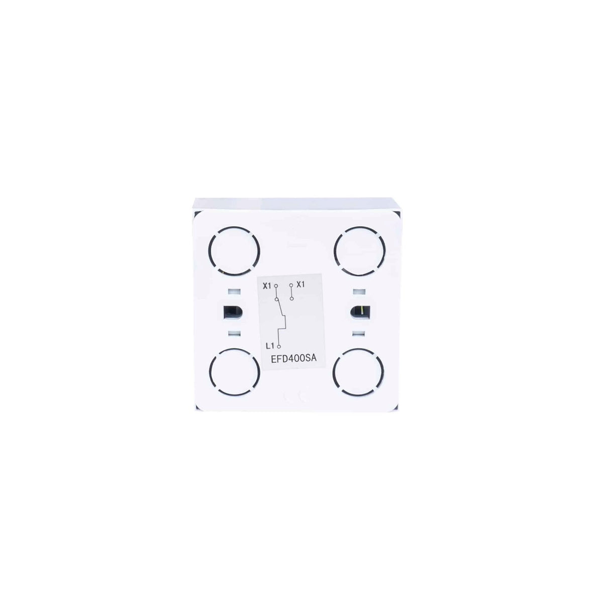 Intrerupator simplu cap scara, 250V, dimensiuni 65x65x40 mm, culoare alb