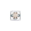 Intrerupator simplu cu led 10A 250V, dimensiuni 80x80x35 mm, culoare alb