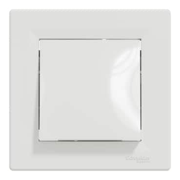 Intrerupator simplu fara suruburi, alb, putere max 2300W Schneider Asfora
