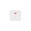 Intrerupator sonerie 10A, 250V, alb, dimensiuni 80x80x35 mm