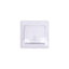 Intrerupator sonerie 10A 250V alb, dimensiuni 80x80x35 mm