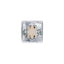 Intrerupator sonerie 10A, 250V, alb, dimensiuni 80x80x35 mm