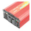Invertor tensiune auto FOXMAG24 12V-220V, 1000 W, putere continua 665 W, rosu