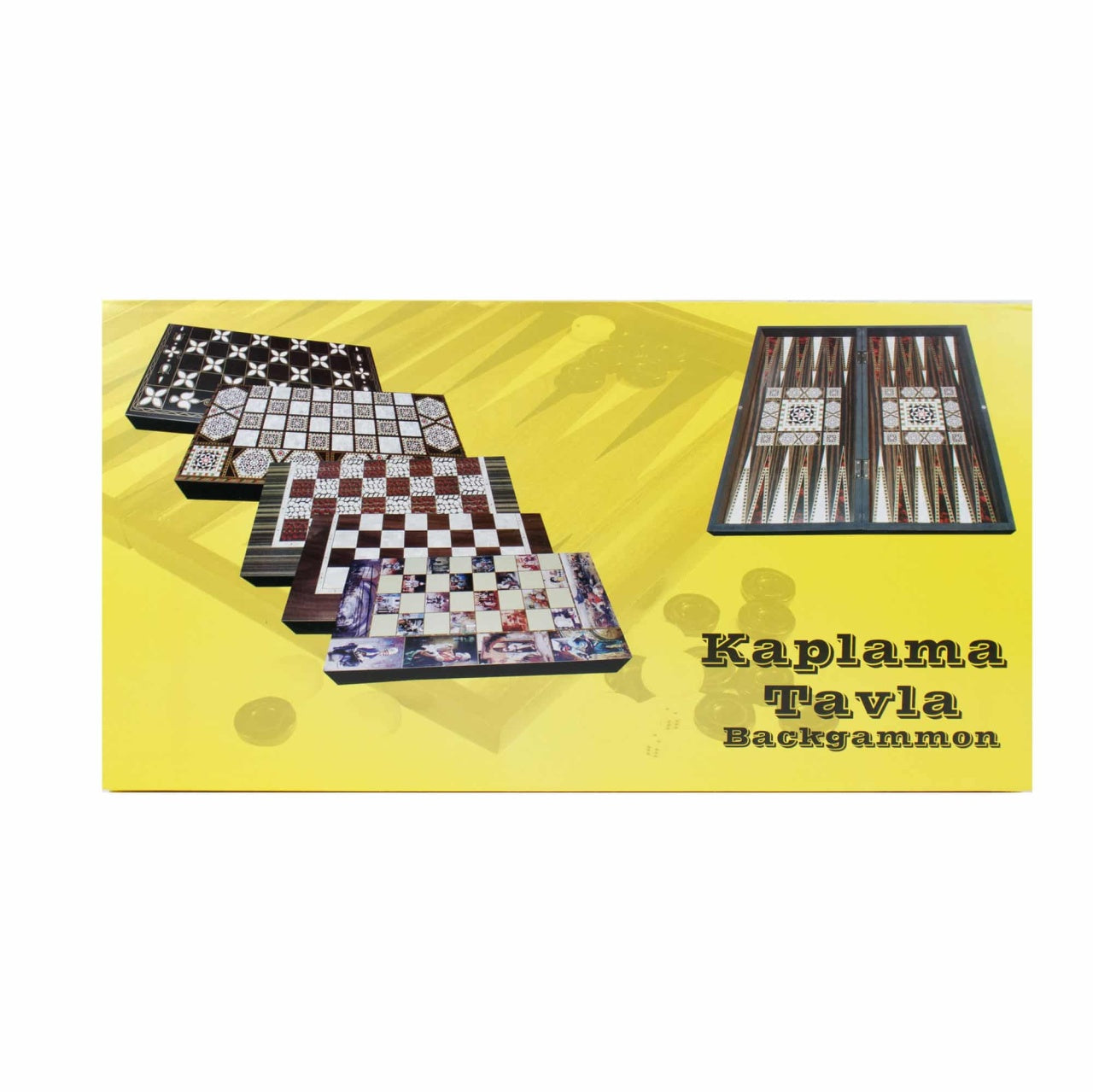 Joc de table din lemn lacuit 48x48 cm cu 30 piese si 2 zaruri