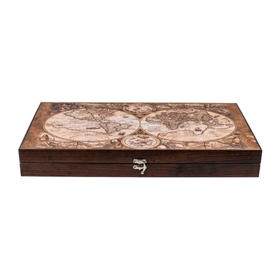 Joc de table din lemn lacuit 50x50cm cu suprafata lucioasa si alunecare usoara