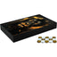 Joc de table din lemn lacuit, 58x48 cm, cutie table pentru 2 jucatori
