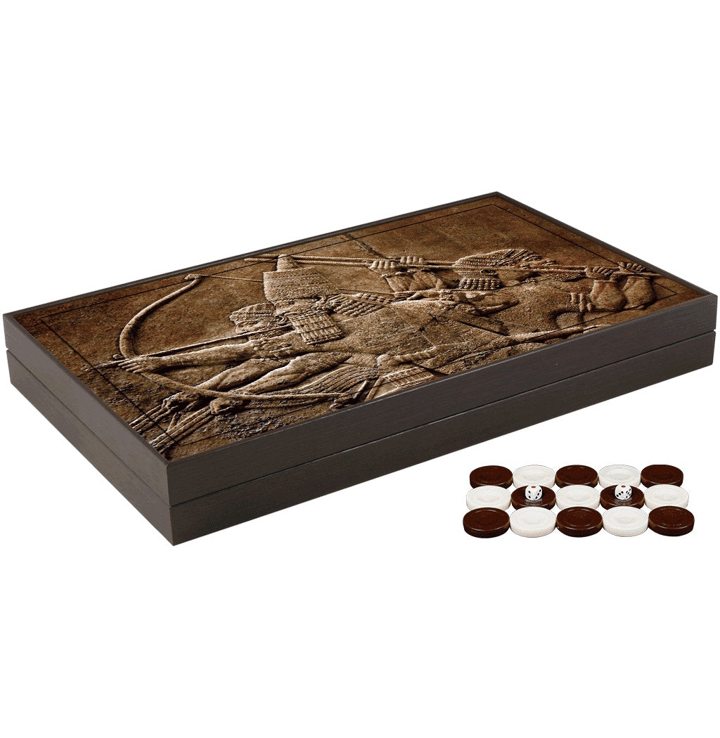 Joc de table din lemn lacuit, 58x48 cm, model Trandy