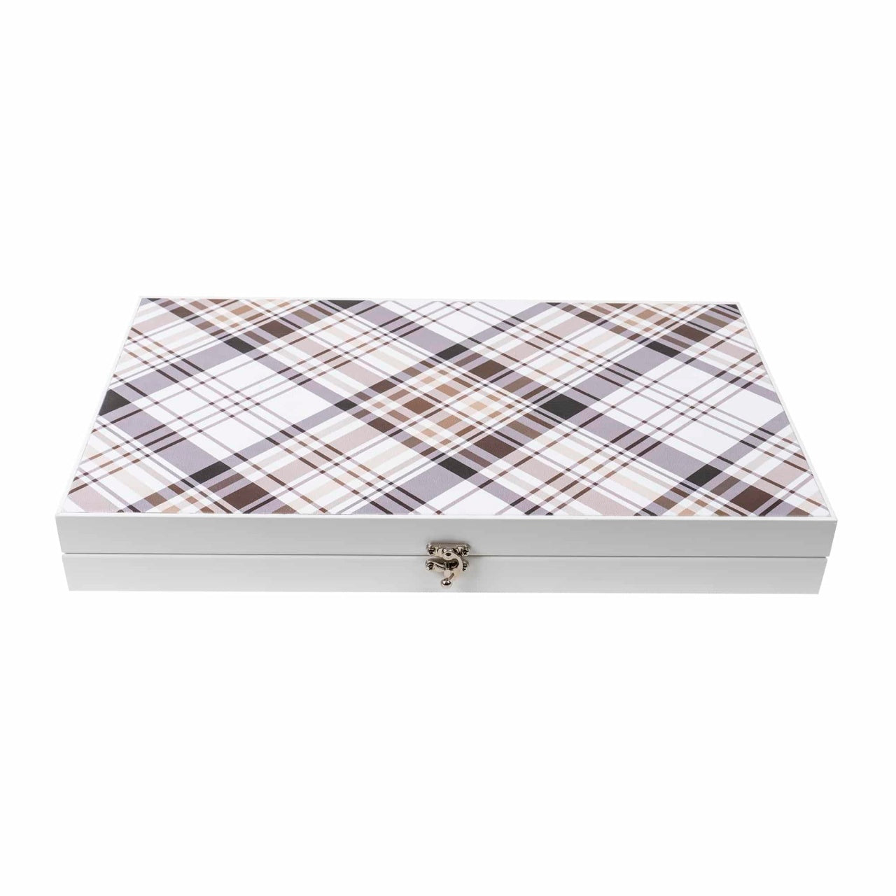 Joc de table din piele ecologica 48x48 cm, culoare alba