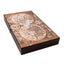 Joc de table din piele ecologica 48x58cm, maro, lucios si rezistent