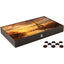 Joc de table din piele ecologica, model TURN EIFFE, cutie 58x48 cm