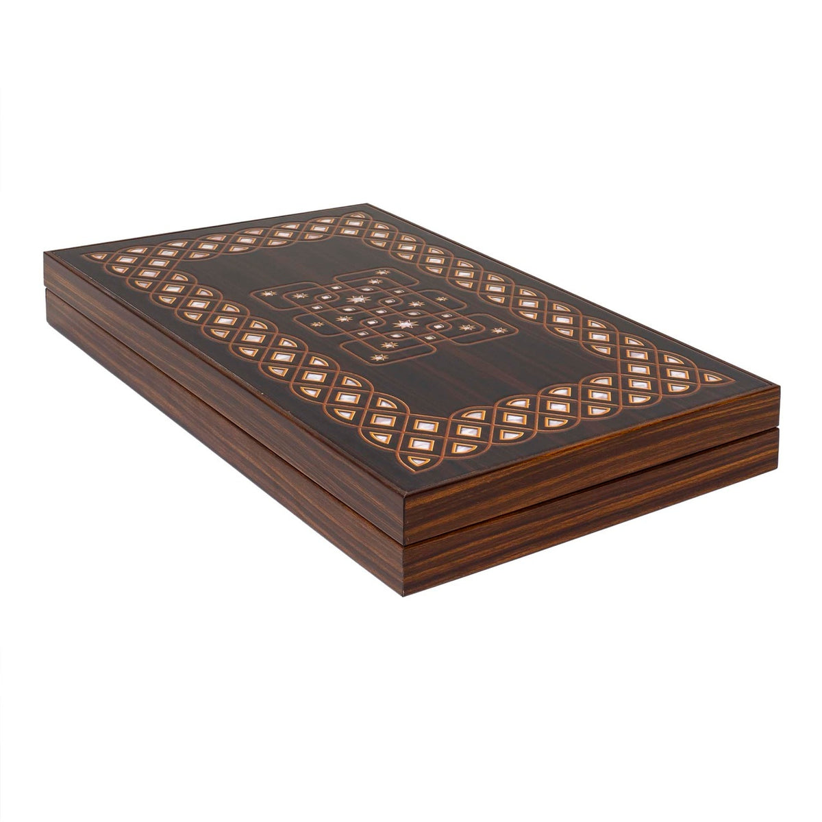 Joc de table lemn lacuit, 50x50 cm, Premium Relief, cutie multicolor
