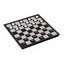Joc FOXMAG24, 3 in 1, table, dame, sah, magnetic, dimensiune 24 cm, alb/negru