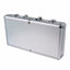 Joc poker cu 300 jetoane si servieta aluminiu, set complet cu carti si zaruri