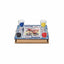 Joc ruleta de petrecere cu 4 pahare shot, dimensiuni 21x21x3cm