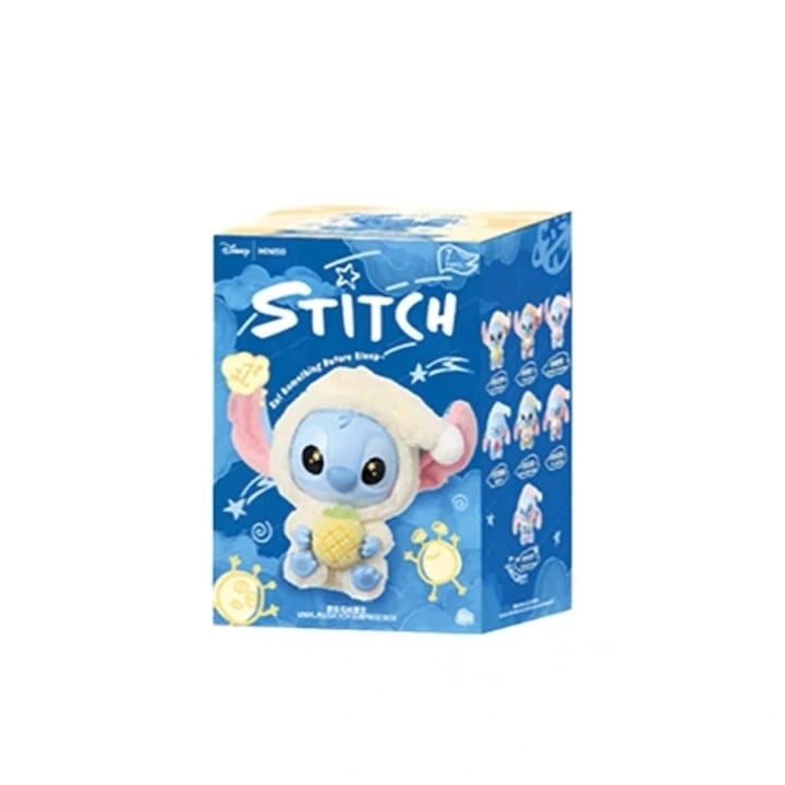 Jucarie de plus Stitch, 15cm, roz, cutie surpriza, figura aleatorie