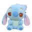 Jucarie din plus, mascota Stitch cu caciula, Personaj din Lilo&Stitch, 40 cm