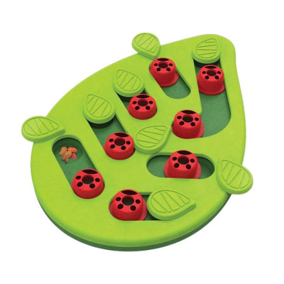 Jucarie interactiva pentru pisici, puzzle cu 16 compartimente ascunse, 36x24 cm