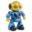 Jucarie interactiva robot inteligent cu telecomanda, functii multiple, lumini LED, melodii si dansuri, 22 cm x 16 cm x 9 cm, albastru