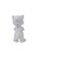 Jucarie interactiva Talking Tom , motanul inteligent , inaltime 25cm , alb LMG