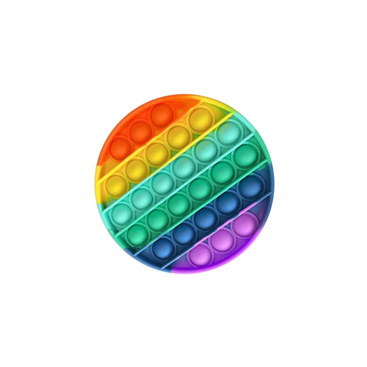 Jucarie POP IT!, antistres, rotund, multicolor