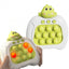 Jucarie sensoriala electronica Pop It, Dino, dimensiune 13 cm, din ABS, cu sunete si lumini, verde
