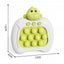 Jucarie sensoriala electronica Pop It, Dino, dimensiune 13 cm, din ABS, cu sunete si lumini, verde