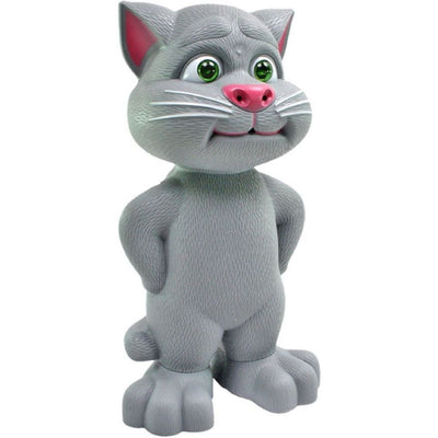 Jucarie Talking Tom interactiva, motanul vorbitor cu povesti, repeta tot ce aude, 20cm